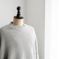 ORGANIZED CREW NECK SWEATER  C・A YARN