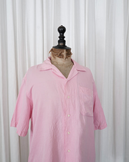 90s Polo by Ralph Lauren "CALDWELL" Coral Pink Linen Shirt