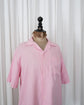 90s Polo by Ralph Lauren "CALDWELL" Coral Pink Linen Shirt