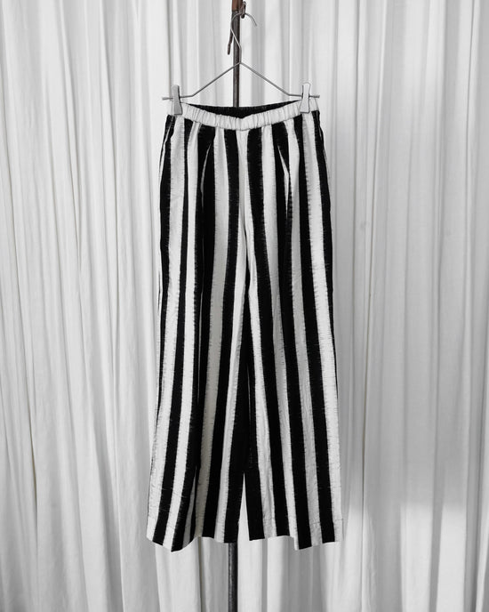 Sara mallika IKAT STRIPE PANTS