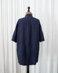 90s Polo by Ralph Lauren Midnight Navy Linen Open Collar Shirt