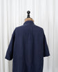 90s Polo by Ralph Lauren Midnight Navy Linen Open Collar Shirt