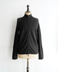 HERMES Made in ITARY Leather switching double zip knit cardigan