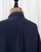 90s Polo by Ralph Lauren Midnight Navy Linen Open Collar Shirt