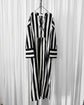 Sara mallika ikat stripe dress