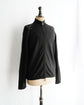 HERMES Made in ITARY Leather switching double zip knit cardigan