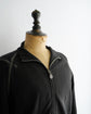 HERMES Made in ITARY Leather switching double zip knit cardigan