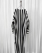 Sara mallika ikat stripe dress
