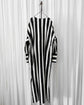 Sara mallika ikat stripe dress