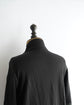 HERMES Made in ITARY Leather switching double zip knit cardigan