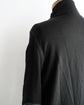 HERMES Made in ITARY Leather switching double zip knit cardigan