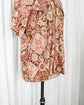 90s RALPH LAUREN COUNTRY Persian Paisley Cotton Open Collar Shirt