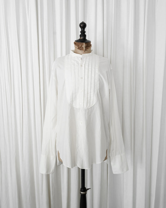 90s Polo by Ralph Lauren "Tuxedo-Front"Band Collar Shirt