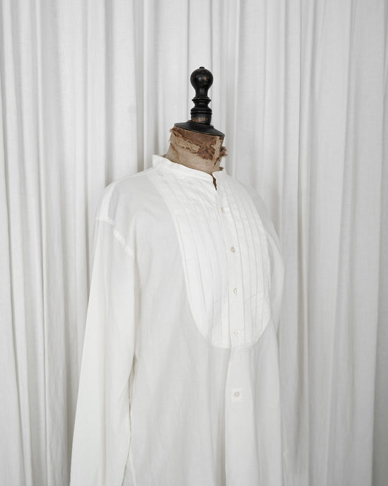 90s Polo by Ralph Lauren "Tuxedo-Front"Band Collar Shirt
