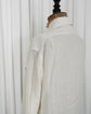 90s Ralph Lauren Purple Label Polo Prayer Embroidery Special Linen Shirt Made in Italy