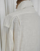 90s Ralph Lauren Purple Label Polo Prayer Embroidery Special Linen Shirt Made in Italy