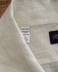 90s Ralph Lauren Purple Label Polo Prayer Embroidery Special Linen Shirt Made in Italy