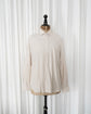 90s Valentino Chemises Sand Beige Stripe Shirt Made in Italy