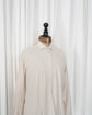 90s Valentino Chemises Sand Beige Stripe Shirt Made in Italy