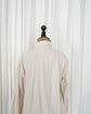 90s Valentino Chemises Sand Beige Stripe Shirt Made in Italy