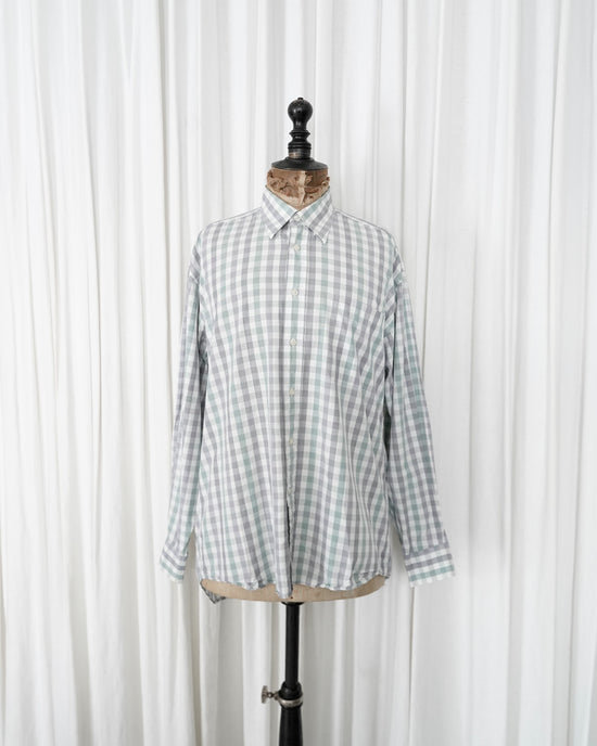90s Christian Dior MONSIEUR Gingham check Shirt