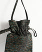 STRATA GLITTER DRAWSTRING MINI BAG