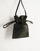 STRATA GLITTER DRAWSTRING MINI BAG