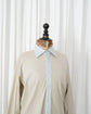 90s PRADA Bi Color Cleric Shirt