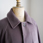 Wool Stain Collar Half Coat