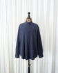 JIL SANDER Navy Silky Poplin Shirt Made in Italy