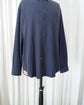 JIL SANDER Navy Silky Poplin Shirt Made in Italy