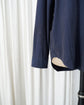 JIL SANDER Navy Silky Poplin Shirt Made in Italy