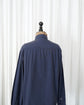 JIL SANDER Navy Silky Poplin Shirt Made in Italy