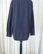 JIL SANDER Navy Silky Poplin Shirt Made in Italy