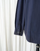 JIL SANDER Navy Silky Poplin Shirt Made in Italy