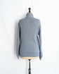 HERMES Made in ITARY Leather switching half zip knit