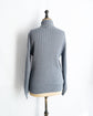 HERMES Made in ITARY Leather switching half zip knit