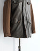 2005aw C.P.COMPANY Made in ITARY Leather switching coat