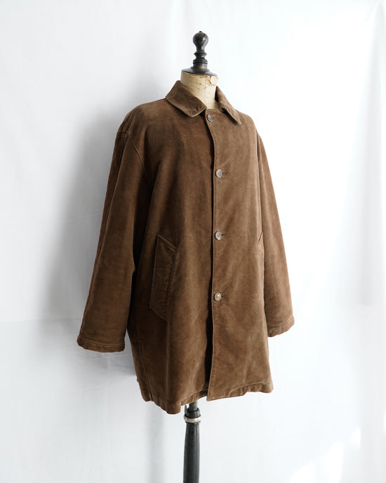 C.P.COMPANY Made in ITARY brown moleskin work coat