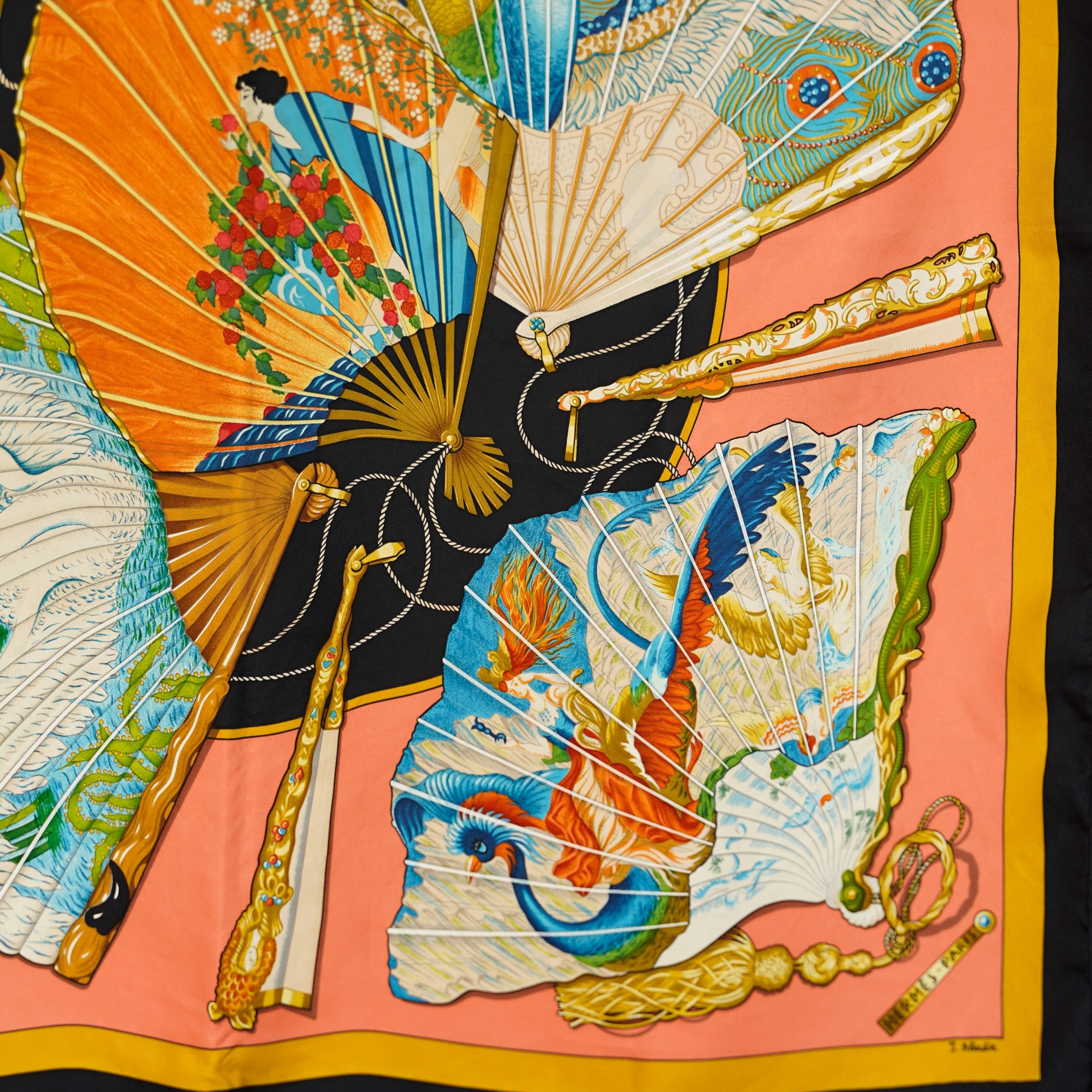 エルメス カレ90 スカーフ BRISE DE CHARME 魅惑のそよかぜ HERMES カレ90 