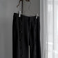 BUTTON-UP WOOL FLARE TROUSERS