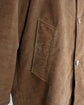 C.P.COMPANY Made in ITARY brown moleskin work coat