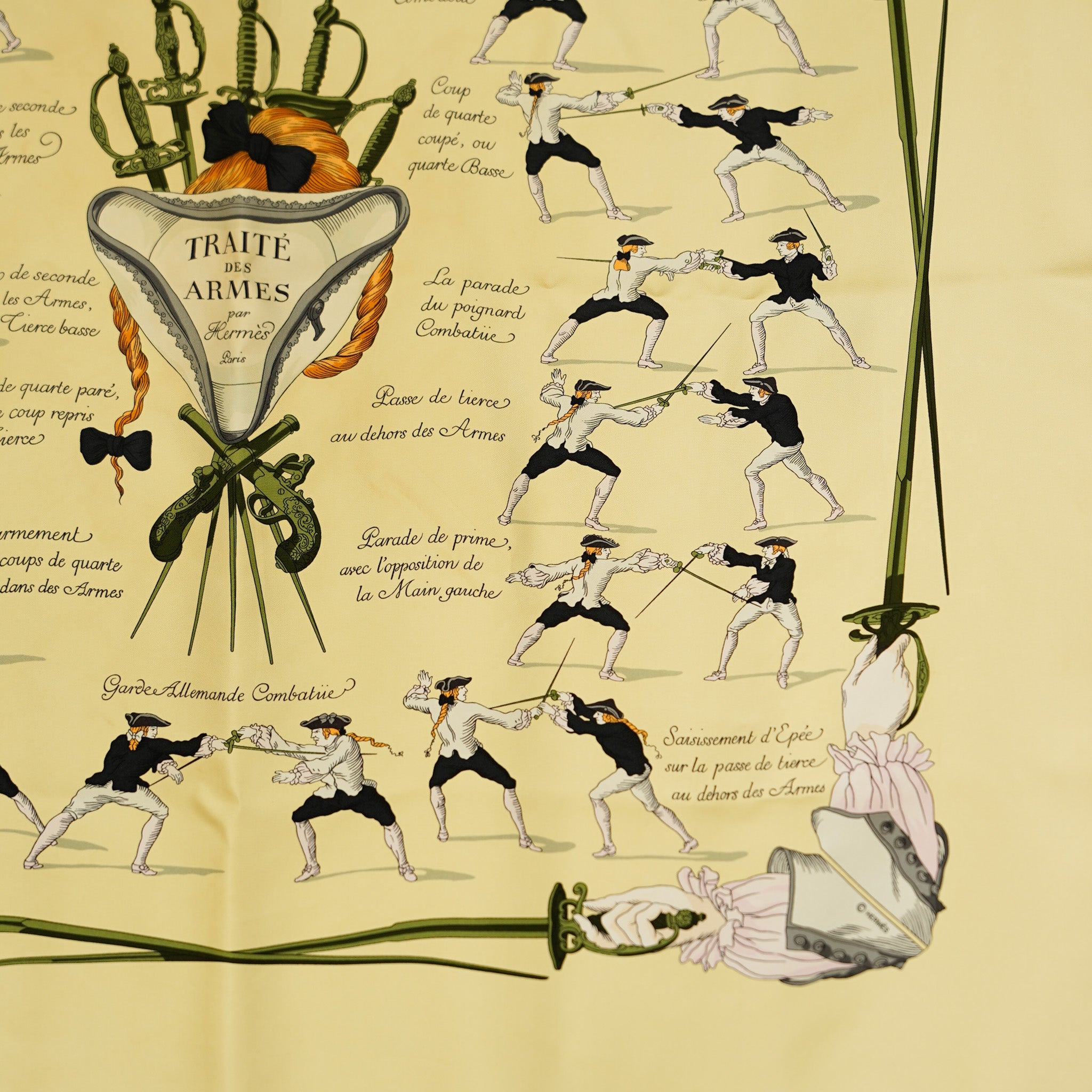 HERMES カレ90 ”TRAITE DES ARMES” – Maison ma Manière