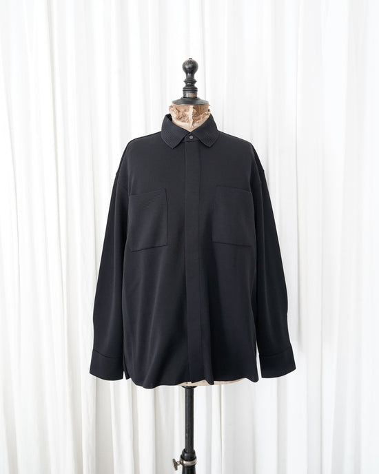 CFCL SOFT MILAN COVERED PLACKET SHIRT
