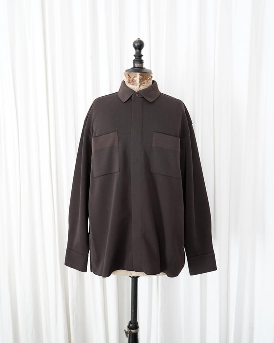 CFCL SOFT MILAN COVERED PLACKET SHIRT