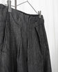 Saby TUCK-BAGGY TYPE3-Stripe Jacquard Denim One Wash-