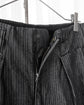 Saby TUCK-BAGGY TYPE3-Stripe Jacquard Denim One Wash-