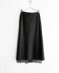 SATIN MIDI SKIRT