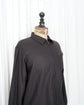 90s HERMÈS Wool Twill Zip Up Shirt Jacket with Selle Buttons Made in France "Dead Stock"