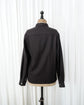 90s HERMÈS Wool Twill Zip Up Shirt Jacket with Selle Buttons Made in France "Dead Stock"